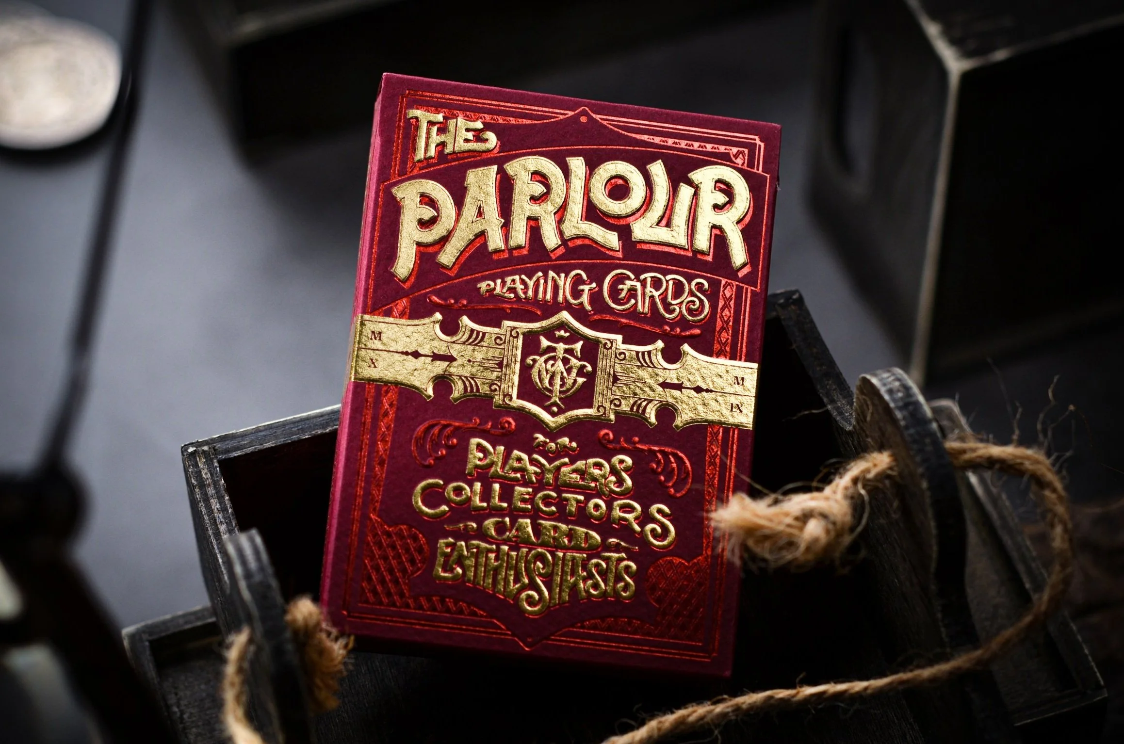The Parlour: Red Edition — The Gentleman Wake - Luxury Playing Cards